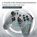 Machenike G5PROMAXSE Bluetooth Controller mit Ladestation, 1000Hz Hall Effect Joysticks & Trigger, Gaming Controller Wireless für PC/Switch/iOS/Android, 2 Rücktasten, Grau - 6