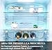 Haier SBS 90 Serie 3, Frigorifero Side by Side, 2 Porte, 521 Litri, No Frost, Water Dispenser e Sistema Multi Air Flow, Libera Installazione, Classe E, 90,8 x 64,7 x 177,5 cm, Alluminio - HSR3918EWPG - 5