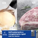 Samsung Frigorifero Side by Side AI RS80F66KCT/EF con Dispenser Acqua/Ghiaccio, Wifi con AI Energy Mode, Total No Frost, SpaceMax, 634 L, LxAxP: 91,2 x 178,4 x 72,6 cm, Inox - 10