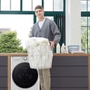 LG F4DR6009A1W Lavasecadora inteligente AI Direct Drive TM, Lavadora Secadora, Turbowash 360º, 9/6kg, 1400rpm, Un 10% más eficiente que A(lavado) /D(secado), Serie 600, Blanca - 17