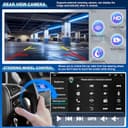 4+64G 2 Din Android 13 Autoradio Stereo per Citroen Berlingo 2 2008-2019 Peugeot Partner con Carplay Android Auto, 10,1 pollici Touch Screen Radio Lettore Multimediale con navi GPS DAB+ FM SWC - 4