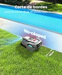 YARDCARE N1600PRO Robot Cortacésped Perimetral sin Cables,RTK+AI Vision, Recomendado 1600m²,Gestión multizona, trayectoria en Forma de U, evitación automática de obstáculos - 7
