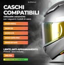 Everalo Visiera Compatibile con Shoei Nxr 2 - Z8 - Xspr Pro - X15 - Cwr F2 (Oro Cromo) - 2