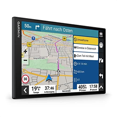 Garmin DriveSmart 86 MT-D Amazon Alexa, Navigation Device with Alexa Built-in, Huge 8 Inch HD Display, 3D Europe Maps with Environmental Zones, Real Time Traffic Information via Digital Traffic