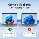 STARY 15 Zoll Surface Laptop Magnetischer Blickschutzfolie-Blickschutzfilter für 15 Zoll Surface Laptop 7,Abnehmbare Anti-Glare Anti-Blaulicht Sichtschutzfolie Surface - 4