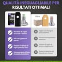 Filzada® 15x Lame per Robot Tagliaerba - Carbonio BLACK - adatto a tutti gli Husqvarna Automower - Lame Robot Tagliaerba adatto a Husqvarna 305, 308, 310, 315, 320, 420, e molti altri. con viti - 6