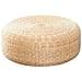 Cuscino da pavimento giapponese, in paglia naturale, in rattan, traspirante, base intrecciata rotonda, cuscino in tatami fatti a mano - 1