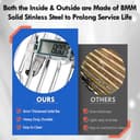 Grillflame S83012 Infrarot Seitenbrenner Gitter Ersatzteile für Napoleon Prestige 500 RSIB Grill Seitenbrenner Rost Pro 500 665 RSIB Rogue SE 425 525 625 LEX 485RSIB Stahl Seite Infrarot Sear Grate - 4