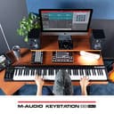 M-Audio Keystation 88 MK3 - Teclado controlador MIDI USB con 88 teclas semipesadas para manejar sintetizadores virtuales y parámetros de DAW - 11