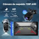 Haudio 2 DIN Coche Radio con Apple Carplay Inalámbrico & Android Auto, 9 Pulgadas IPS Pantalla con Trasera Cámara, GPS, Mirror Link, Radio SWC/Am/FM Adecuada Mayoría Coches 4+64GB(Actualizar CPU) - 7