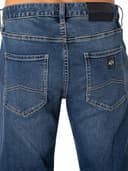 Armani Exchange J13 Slim Fit Comfort Cotton Pants Jeans, Denim Indaco, 40 Uomo - 4