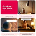 innr Bombilla Inteligente E27, Zigbee, Funciona con Hue* y Alexa (requiere puente), Luz LED Blanca y Colores, Lámpara RGB, Regulable, 50% más de brillo, 1210 Lúmenes - 1 pieza - 11