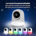 Babysense Videovigilancia Full HD con pantalla dividida con 2 cámaras, luz nocturna en 6 colores, detector de sonido y luz, batería de 20 horas, conexión segura sin necesidad de WLAN - 3