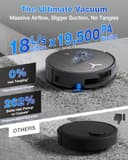 ECOVACS DEEBOT X11 OmniCyclone Robot Vacuum Cleaner with Mop, PowerBoost Charging, OZMO Roller 2.0 Instant Self-Washing Mop, 19,500Pa Suction, Bagless OmniCyclone Station, AIVI 3D Smart Navigation - 5