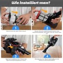 2 Stück Filter für Bosch Staubsauger Unlimited Gen2 Serie 8 mit 1 Reinigungsbürste,Boschs Staubsauger Filter, Boschs Unlimited Serie 8,Hepa Filter für BSS825CARP Ersatzteile 12023349,12036642 - 4