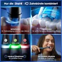 Oral-B iO Series 5 Elektrische Zahnbürste Doppelpack — Electric Toothbrush, Inkl. 2 Aufsteckbürsten und Reise-Etui — 5 Putzmodi für Zahnpflege, Zahnbürste Elektrisch, Designed by Braun, Schwarz/Weiß - 4