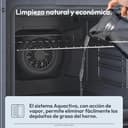 Candy FIDCP X625 L, Horno Multifunción, 70L, Bandeja y Rejilla, Limpieza Aquactiva, Convección + Ventilador radial, 8 Funciones, Display Timer Touch, Mandos Push&Pull, Puerta 2 Cristales, Inox y Negro - 4