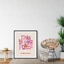 TwoDays Ästhetische Raumdekoration, Poster mit Taylors Liedtext fürs Schlafzimmer, „This is our Place“-Drucke, Musikkunst-Wanddekoration für Mädchen, große Vintage-Geburtstagsdekorationen (30,5 x 40,5 - 6