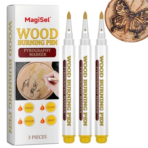 Rotulador de madera para quemar, Marcador de marca de madera, lápiz de dibujo para pintura de madera, Rotulador para carpintería, Marcador de Quemado Multifuncional, Rotuladores de madera para niños