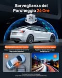 70mai A800SE Dashcam 4K+1080P GPS WiFi, Doppia Telecamera Auto Fronte/Retro con SD 128GB, F1.55, HDR, Visione Notturna, ADAS, Schermo 3", Parcheggio 24/7, Supporta fino a 512GB - 5