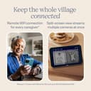 Nanit Sistema Smart Baby Monitor con supporto da pavimento, video cristallino, notifiche in tempo reale, insight del sonno, schermo da 8 pollici, integrazione app e display da 8 pollici - 8