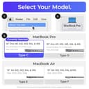 Docking Station for MacBook Pro 14" - Thunderbolt 4 - USB C Hub with 2xTB4 Ports, Dual 4K@60Hz Display, Up to 140W MagSafe Charging - Mac Dock for M1/M2/M3/M4/M5 Pro/Max (2021-2025) - 4