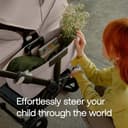 Bugaboo Donkey 5 Mono, Convertible Double Stroller, Improved Design, Reversible Seat, One Hand Steering, Side Basket, Black/Forest Green - 5