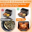 Juego de 2 protectores antisalpicaduras para freidora de aire caliente Dual Blaze TwinFry (10 L) - 6