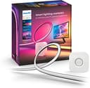 Philips Hue - Kit de inicio Tira de luces LED Hue Play Gradient para PC - 32-34" + Hue Bridge, Luz Blanca y de Colores - sincroniza con el contenido de la pantalla, Compatible con Alexa y Google Home - 1