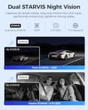 AZDOME M550 MAX 4K 3 Canali Dash Cam, 4K+1080P+2.5K Telecamera per Auto, WiFi GPS, Dash Cam Auto IPS 3.19" con Scheda SD 64G - 9