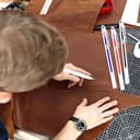 Rotulador Textil, Rotuladores Tela, Para Telas En 4 Colores Diferentes, Boli tela borrable plancha, Marcadores de Costura Borrables con Calor, Incluye Bolígrafos Vacíos y Recargas (24) - 5