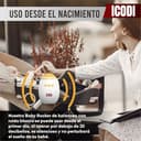ICODI Baby Rocker Harmony – Mecedora Automática para Hamaca Bebé con Bluetooth, Balancín Bebé Universal para Cochecito y Cuna con Sonidos Relajantes, Recargable USB-C 1200mAh, Balanceo Ajustable - 3