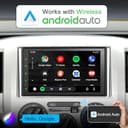 DAB Autoradio mit Bildschirm Android Doppel Din Radio Wireless Carplay Android Auto, 8-Core 2G+32G 7 Zoll Car Play Auto Radio 2 Din Touch Display mit Navi, DAB Plus, Bluetooth, GPS, WiFi, AM/FM/RDS - 4