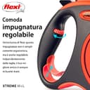 Guinzaglio Flexi Xtreme M, 5 m, cinghia, fino a 35 kg - 6