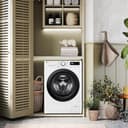 LG AI DD F4R3013NSWB Lavatrice a Carica Frontale 13kg Serie R3, Classe A-20%, 1400 giri, AIWash, Lavaggio a vapore, Motore Direct Drive, Cestello a bolle, Smart Diagnosis, Libera installazione, Bianca - 10