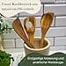 Cooking Spoon Set, Olive Wood - Handmade Set of Wooden Cooking Spoon and Spatula as an Individual Gift - 4