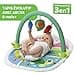 Chicco Next2Me 3-in-1 Babygym - Zacht Gewatteerd Speelkleed - Afneembare Speelboog - 2 Hangers & 1 Rammelaar - Inclusief Bedpaneel - 0+ Maanden - Kleurrijk - 80 x 60 cm - 2
