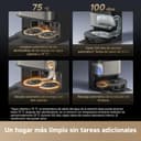 DREAME L40s Pro Ultra Aspiradora Robot, 19.000 Pa, Cepillo Doble HyperStream, Acceso a Altura de 4 cm, Cepillo Lateral Extensible y Elevable, Limpieza con Mopa de Agua Tibia a 75 °C, Autolimpieza 3.0 - 7