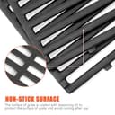 GFTIME 47.6 X 33.7CM Cast Iron Cooking Grates for Weber Genesis II E/S-310, EX315, 310/335 and Genesis LX E-340/S-340 Gas Grills, Pack of 2 - 4