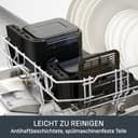 Tefal Dual Easy Fry Heißluftfritteuse 8,3 L – Airfryer mit 2 Kammern & XL-Schublade, 7 Programme, 2700 W, Extra-Crisp-Technologie, fettarm frittieren & energiesparend, spülmaschinenfest EY9018 - 6