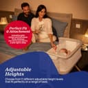Chicco Next2Me Armonia Bedside Crib, Birth - 6m, Co-sleeping Crib with Motion Sensor Night Light, Adjustable Height, Storage Pockets and Mattress, 07087142610930 - 5