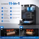 ECOVACS DEEBOT X8 OMNI Robot Aspirapolvere Lavapavimenti, 18000Pa, Spazzola OZMO ROLLER, Auto-Lavaggio e Svuotamento Istantanei, Pulizia Moci con Acqua Calda a 75℃, Asciugatura ad Aria Calda, Nero - 6