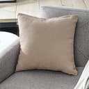 Topfinel Juego 2 Fundas Cojines Cama Sofas de Chenilla Algodón Lino Duradero Almohadas Decorativa de Color sólido para Sala de Estar, sofás, Camas, sillas Dormitorio Jardín Coche 45x45cm Caqui - 8