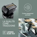 Panasonic Series 900 ES-LV9U 5-Lama Rasoio Elettrico Per Gli Uomini Con Pulizia Automatica, Sensore Di Barba Reattivo E Supporto Di Ricarica, Bagnato E Asciutto Rasoio Cordless - 3