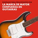 Squier by Fender Debut Collection Guitarra Eléctrica Stratocaster, Diapasón de Laurel, Golpeador Blanco, Sunburst de 2 Colores - 4