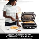 Ninja Foodi Max PRO Griglia, Piastra e Friggitrice ad Aria con Sonda Digitale, 3.8L, 7 Funzioni, Cottura Arrosto, Al Forno, Parti Lavabili in Lavastoviglie, Argento/Nero, AG651EU - 6