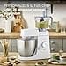 Kenwood Chef XL Impastatrice Planetaria KVL4100W, 3 Ganci e Fruste per Impastare, Montare e Miscelare, Ciotola da 6.7 L, Lavabile in Lavastoviglie, Motore da 1200W, Bianco - 3