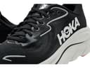 HOKA Men's Clifton 10 Sneaker, Black/Silver, 12.5 - 6