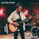 MAX SoloJam Westerngitarre, Akustik Gitarre Set, Acoustic Guitar, Akustikgitarre 4/4 mit Tasche, Plektrum, Stimmgerät, Schultergurt und Stahlsaiten, Anfängergitarre in Sunburst - 2