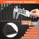 Utheer Porcelain-Enameled Cast Iron Cooking Grates for Weber Spirit 400 Series (2025 & Newer), 2PCS Replacement Grill Grate Set, Fits Weber Spirit E-425 S-425 E-435 EP-425 EP-435 - 4